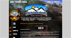 Desktop Screenshot of cascadebrush.com